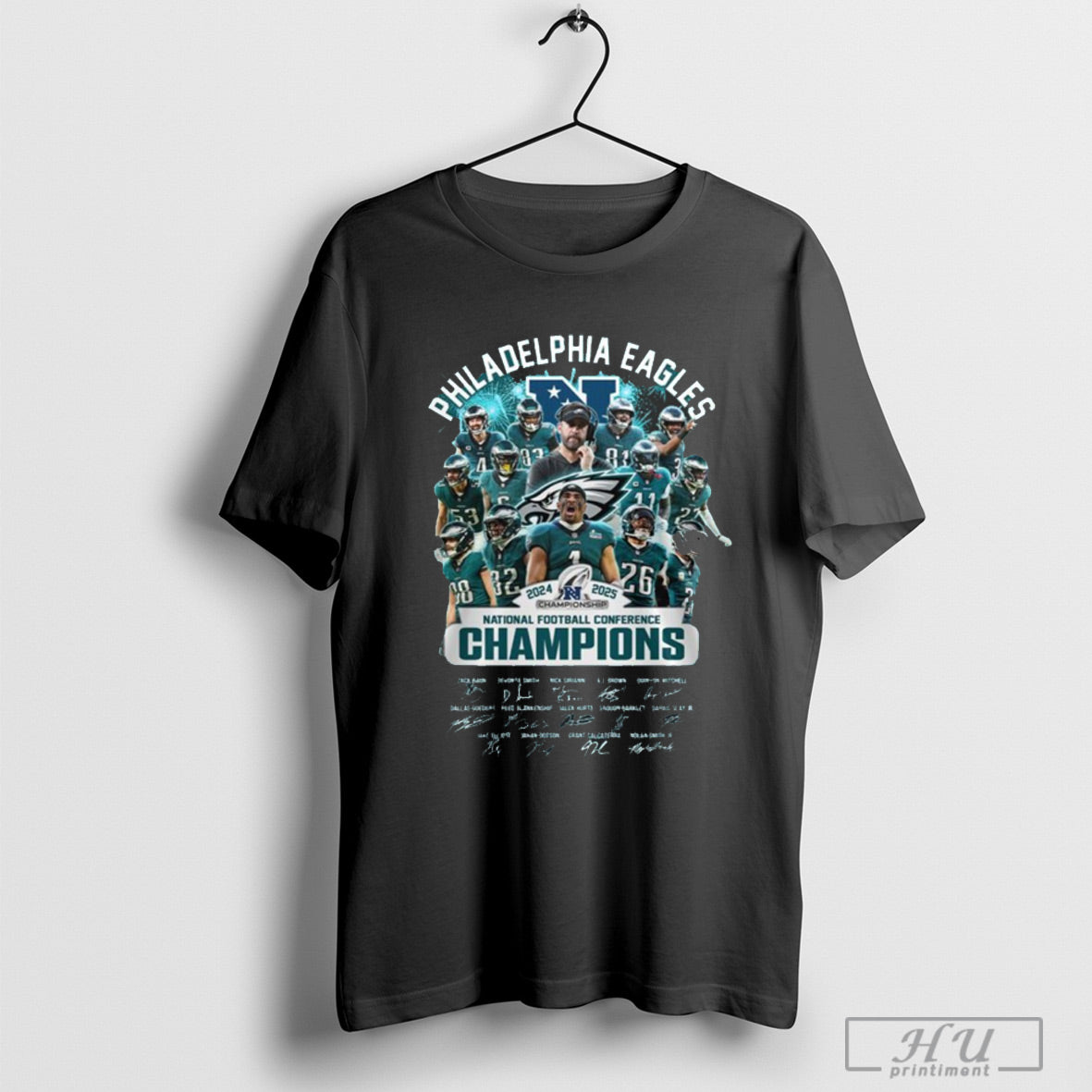 2024 2025 Nfc Champions Philadelphia Eagles T Shirt Sweatshirt Posters