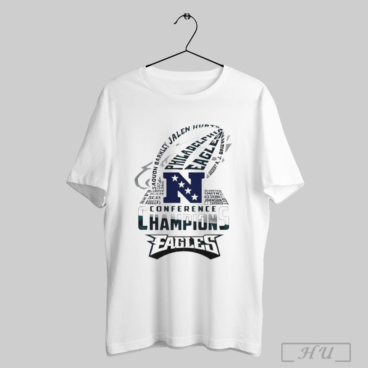 2024 Conference Champions Philadelphia Eagles Trophy T Shirt Sweatshirt Poster