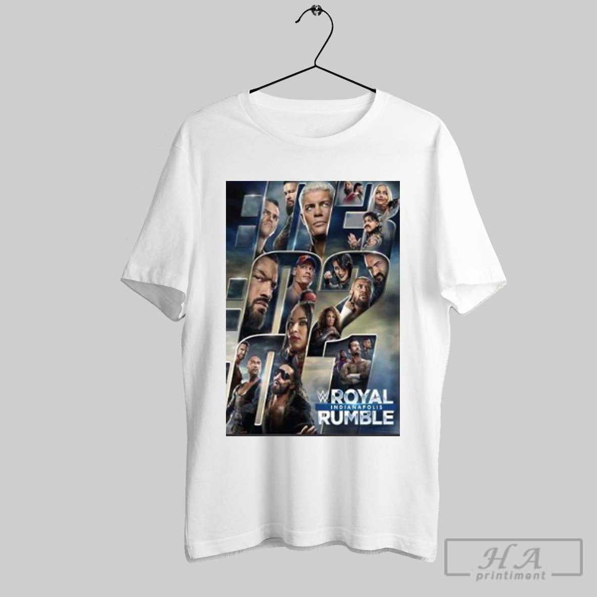 2025 Wwe Royal Rumble Event Poster Shirt