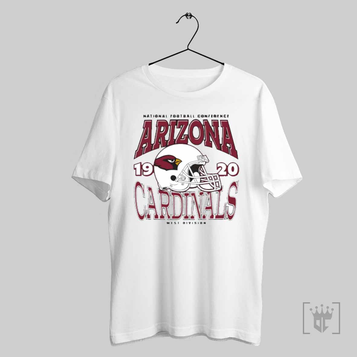 American Football Conference Arizona Cardinals 1920 West Division Helmet T Shirt