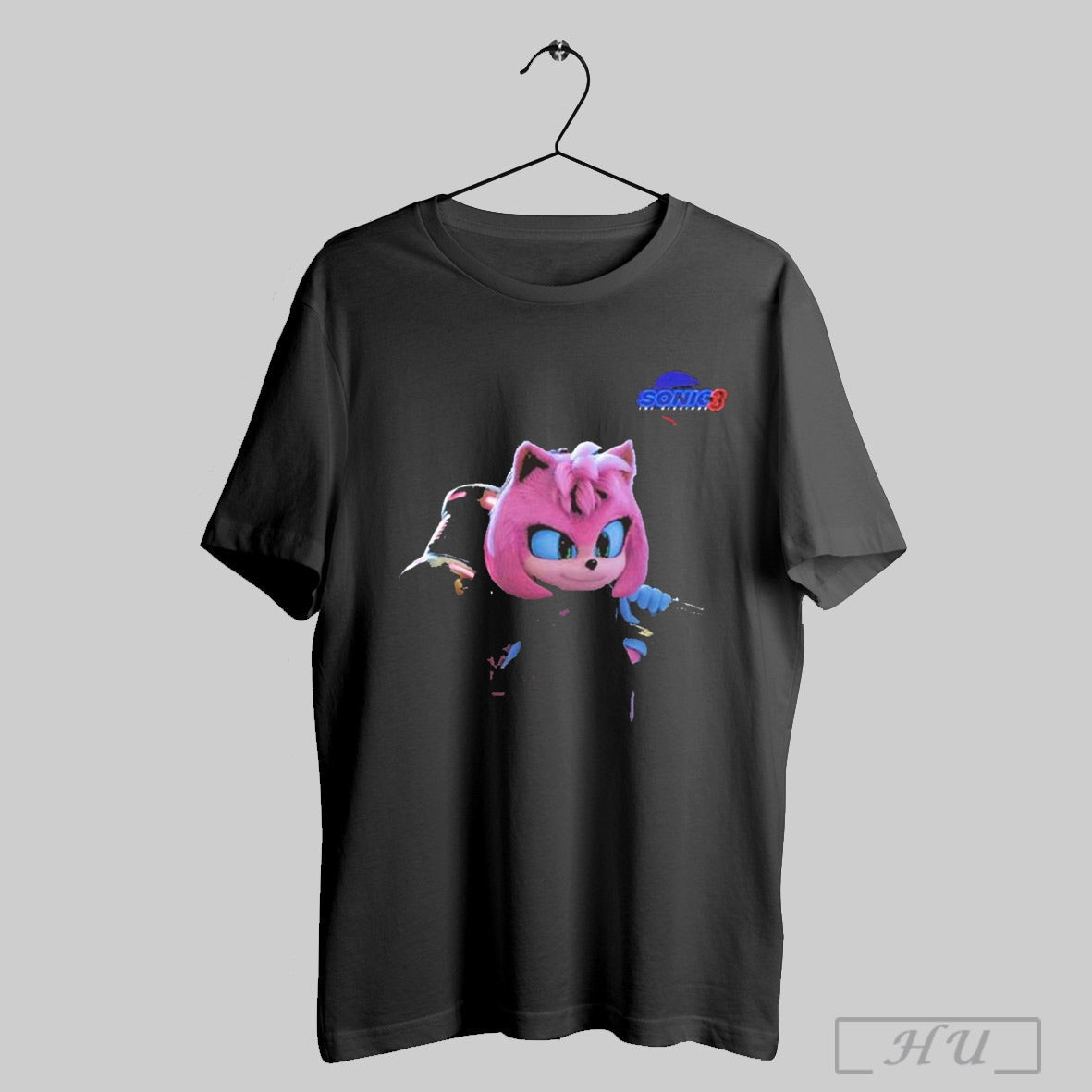 Amy Rose Sonic The Hedgehog 3 Movie Unisex T Shirt Sweatshirt Poster
