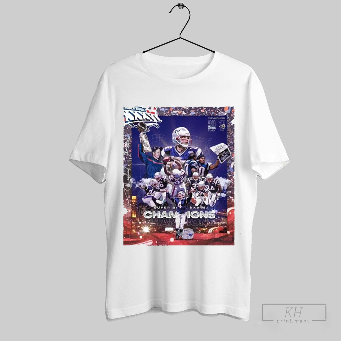 Best Poster New England Patriots 20 17 St Louis Ram Feb 3 2002 Super Bowl Xxxvi Champions The Day The Dynasty Began T Shirt Sweatshirt Tee Shirt