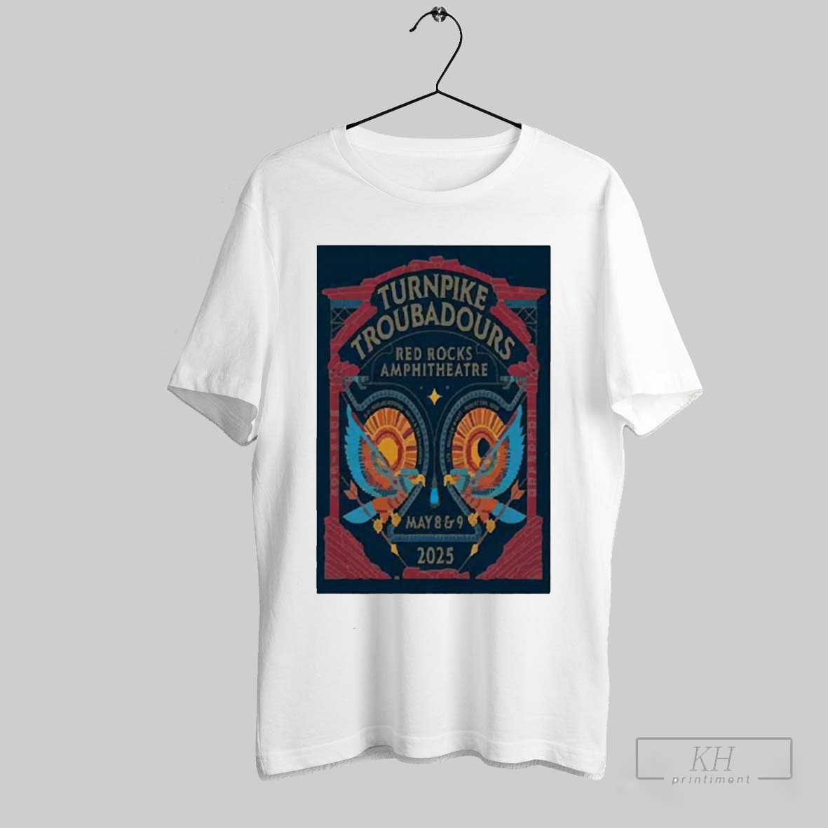 Best Turnpike Troubadours Red Rocks Event May 8 9 2025 Morrison Co Poster T Shirt Sweatshirt Tee Shirt