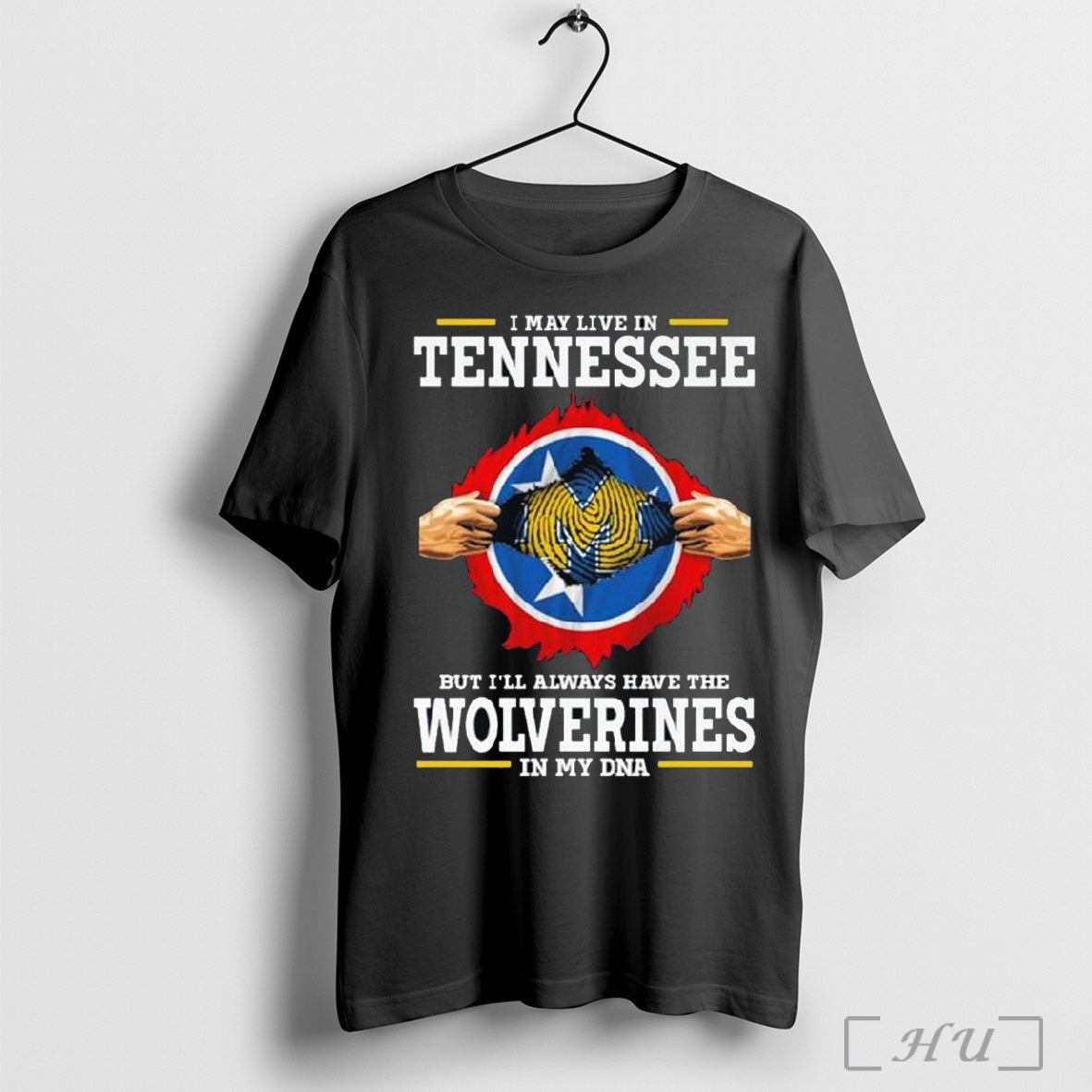 I May Live In Tennessee But Ill Always Have The Wolverines In My Dna Shirt Sweatshirt