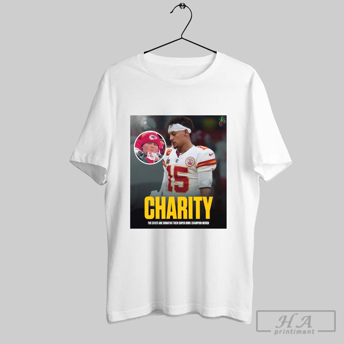 Kansas City Chiefs Patrick Mahomes Charity The Chiefs Are Donating Their Super Bowl Champion Poster T Shirt