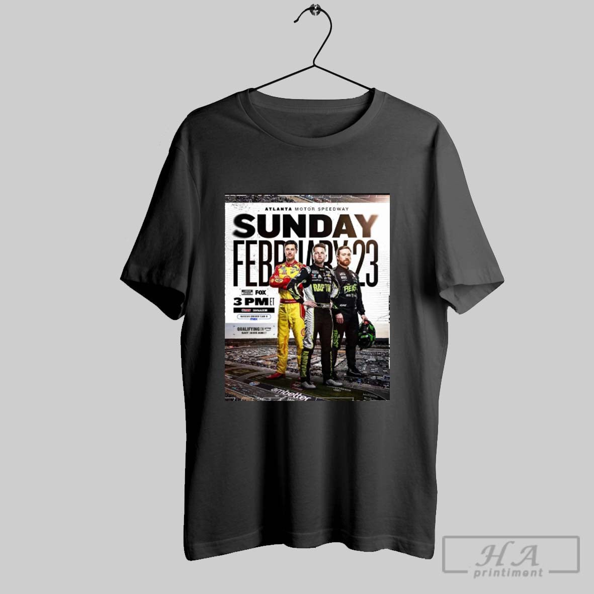 Nascar Atlanta Motor Speedway Sunday February 23 2025 Peace Up A Town Poster T Shirt