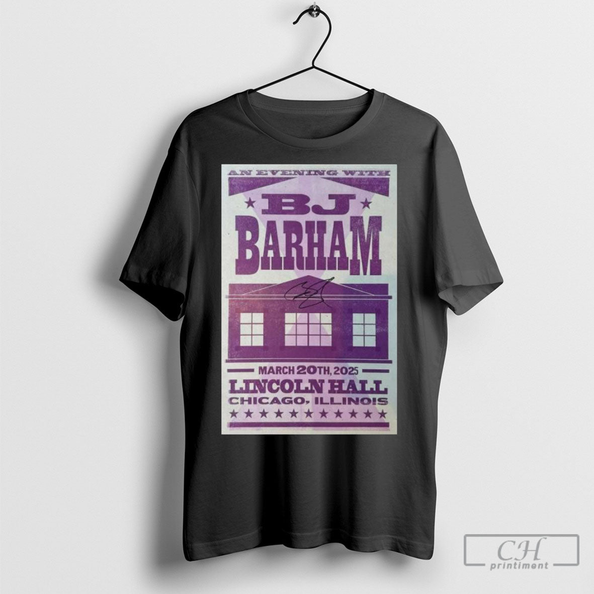 Official Bj Barham Live At Lincoln Hall March 20 2025 Poster T Shirt Sweatshirt