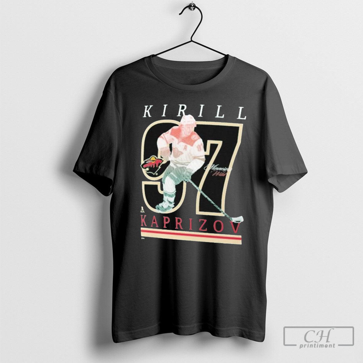 Official Kirill Kaprizov Minnesota Wild Player Show Shirt Poster Ornaments