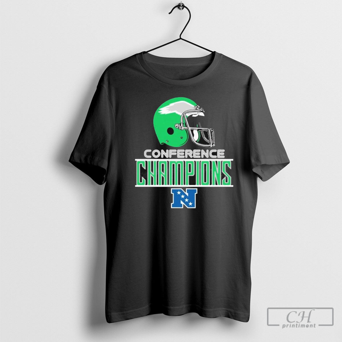 Official Philadelphia Eagles Conference Champions Championship Helmet Shirt Poster Ornaments