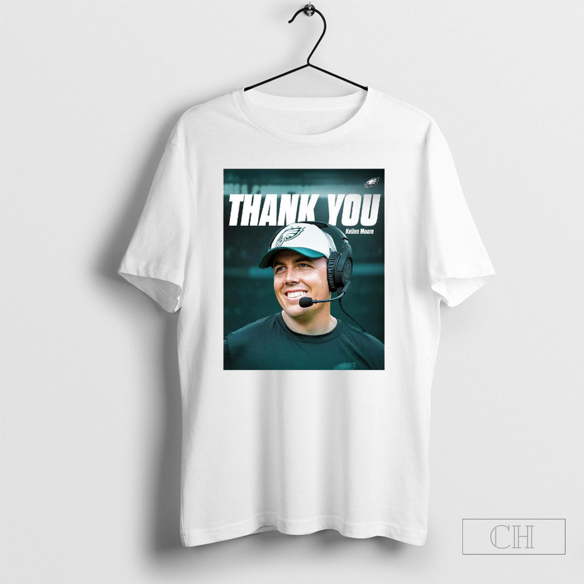 Official Philadelphia Eagles Thank You Coach Kellen Moore Wishing You The Best In New Orleans Poster T Shirt