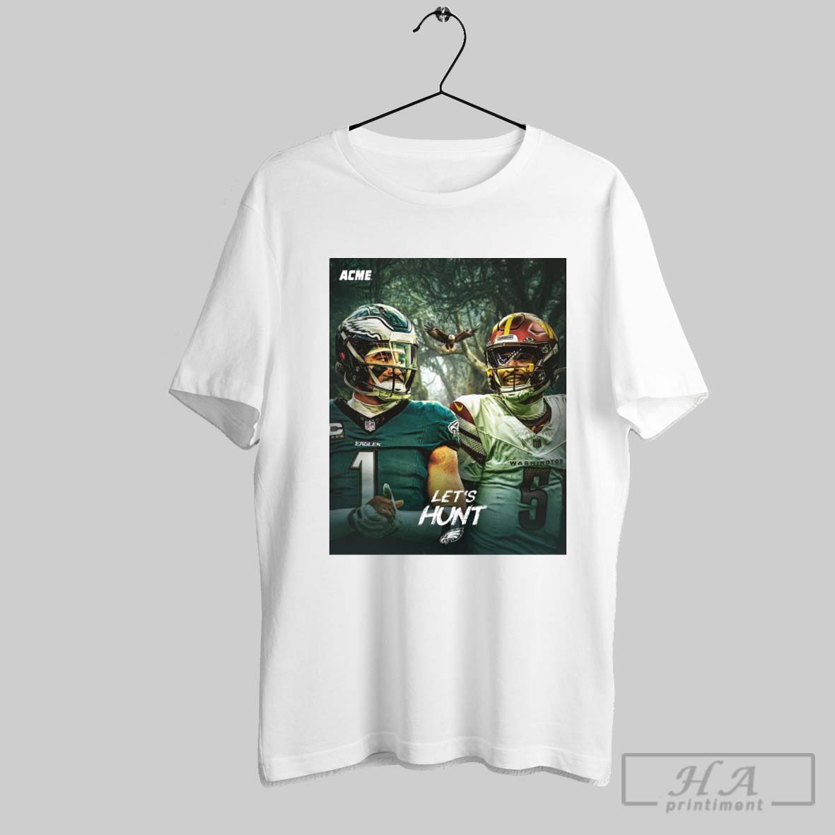 Official Philadelphia Eagles Vs Washington Commanders Lets Hunt Nfc Championship Game Sunday Poster T Shirts