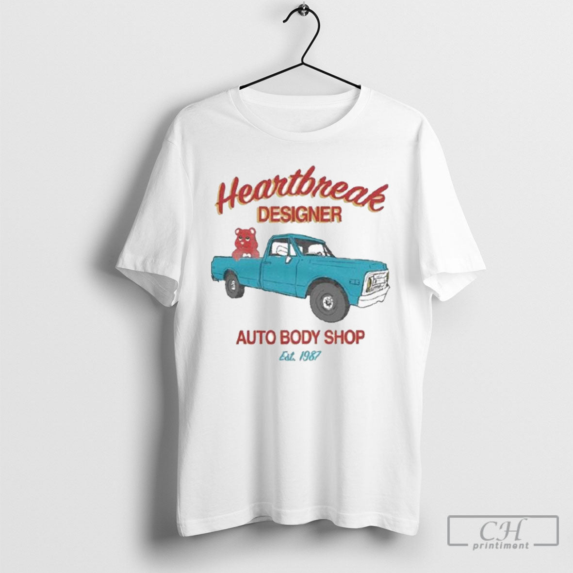 Official Phoneboy Heartbreak Designer Auto Body Shop Est 1987 T Shirt Poster Ornaments