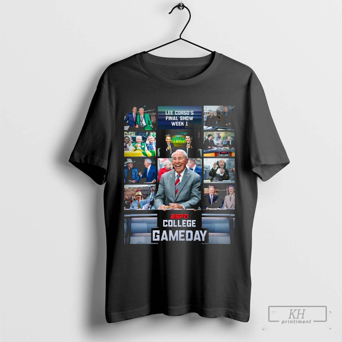 Official Poster College Gameday Espn Legend Lee Corsos Final Show Week 1 August 30 2025 T Shirt