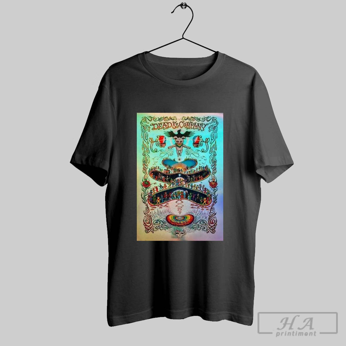 Official Poster Dead And Company Mar 20 2025 Sphere Las Vegas 2025 T Shirt
