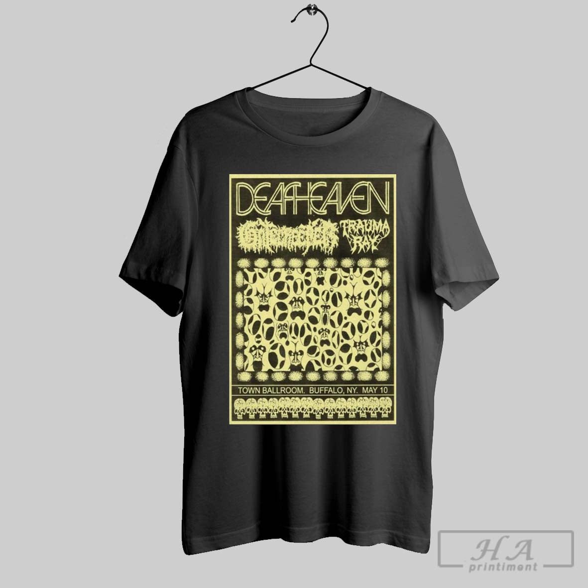 Official Poster Deafheaven Buffalo Ny May 10 2025 Town Ballroom T Shirt