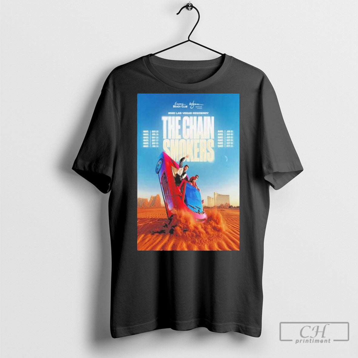 Official The Chainsmokers 2025 Las Vegas Residency Tour Poster T Shirt Sweatshirt