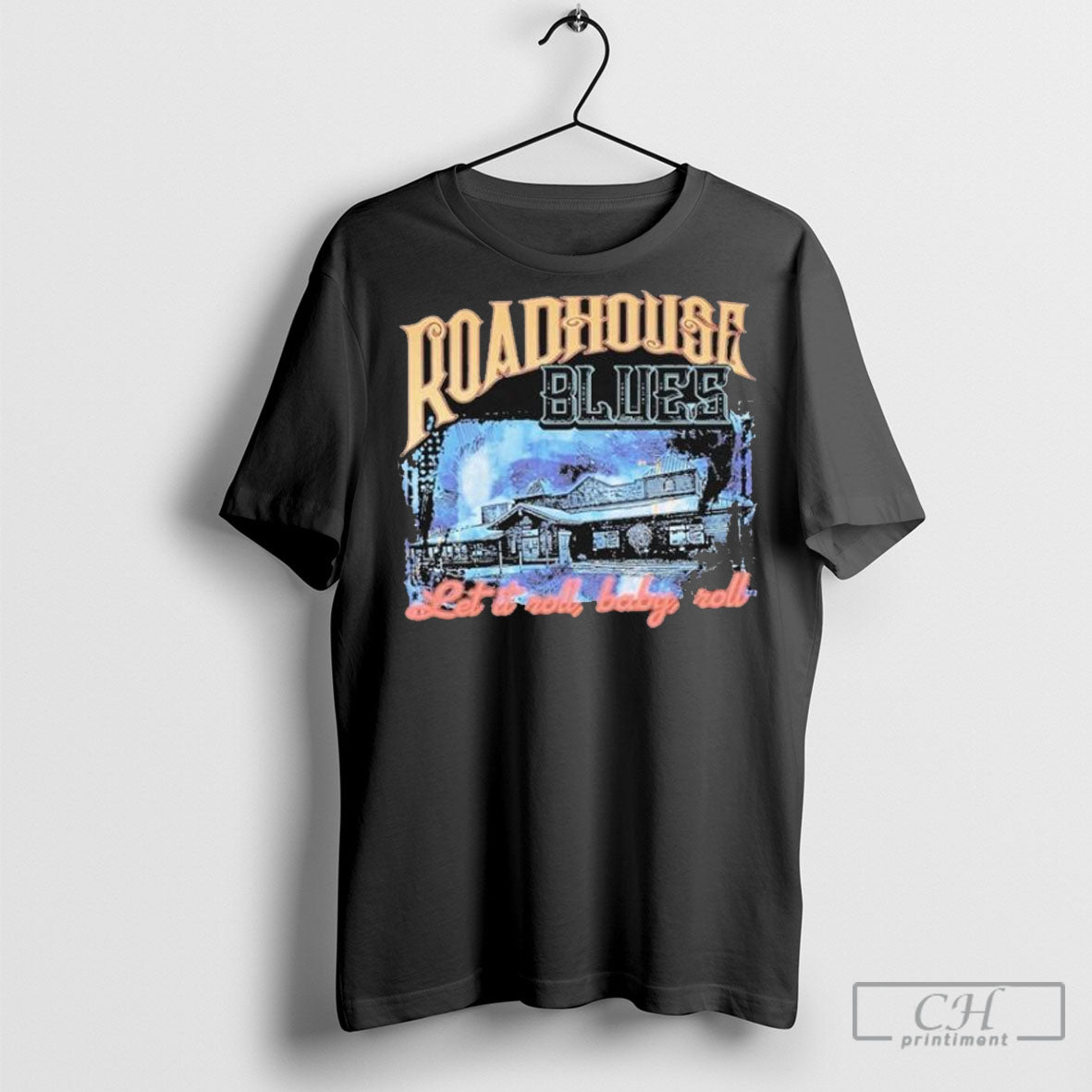 Official The Doors Roadhouse Blues Let It Roll Baby Roll T Shirt Sweatshirt Poster