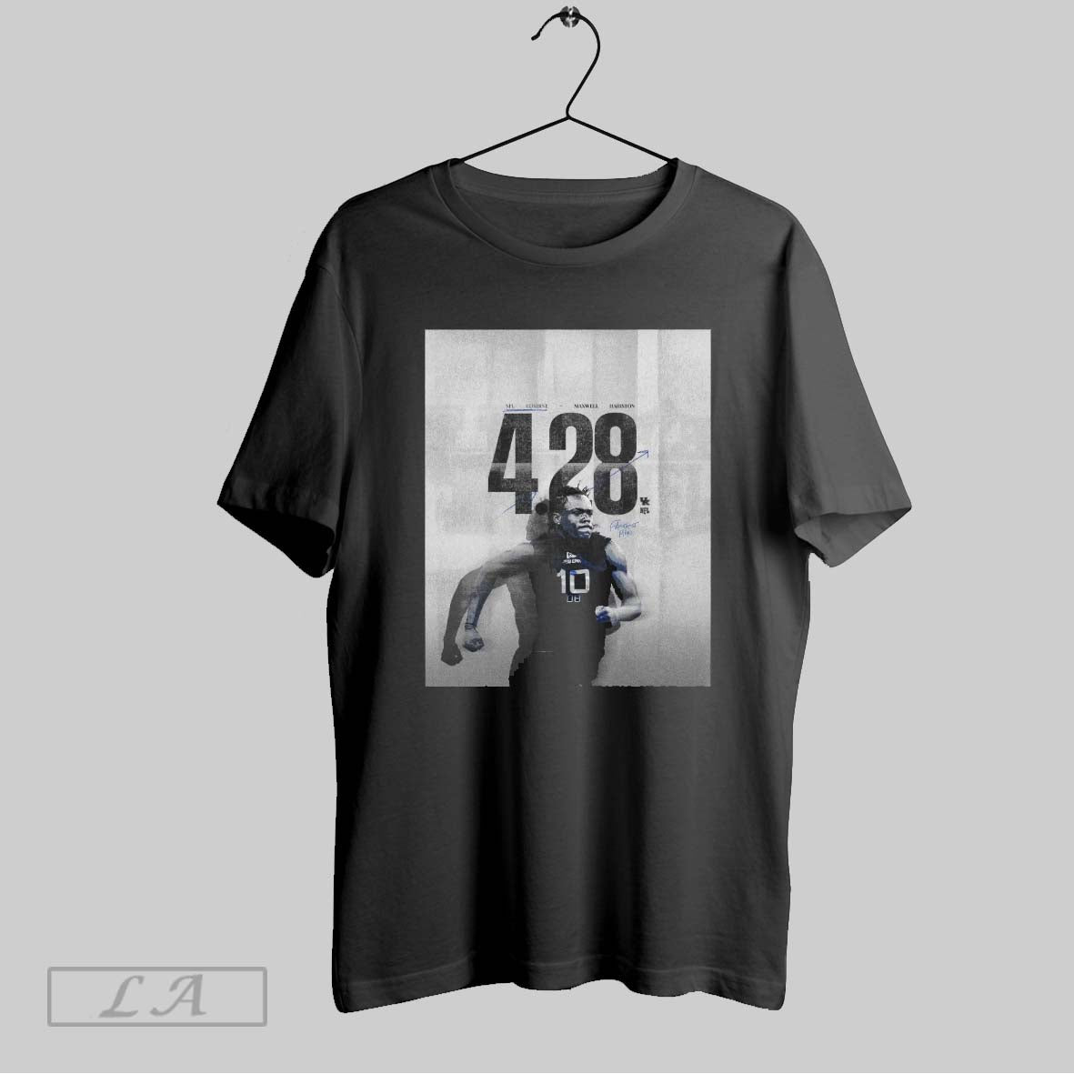Top Kentucky Wildcats Football 2025 Nfl Combine Maxwell Hairston 4 28 Second 40 Yard Dash Fastest Man Poster T Shirt Sweatshirt Hoodie Shirt