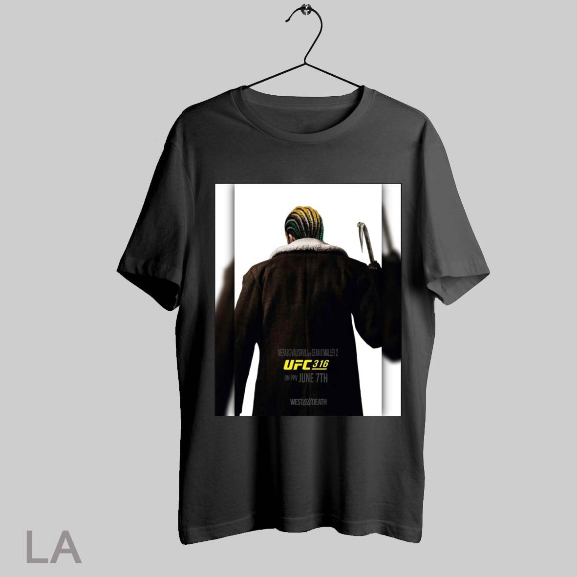 Top Ufc 316 Merab Dvalishvili Vs Sean Omalley 2 On Ppv June 7th West Till Death Poster T Shirt Sweatshirt Hoodie Shirt
