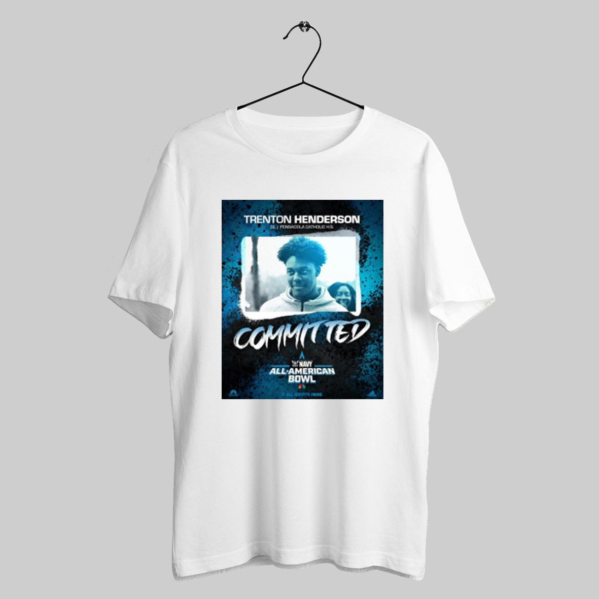 Trendy Trent Henderson Pensacola Catholic H S Committed Navy All American Bowl It All Starts Here Poster T Shirts