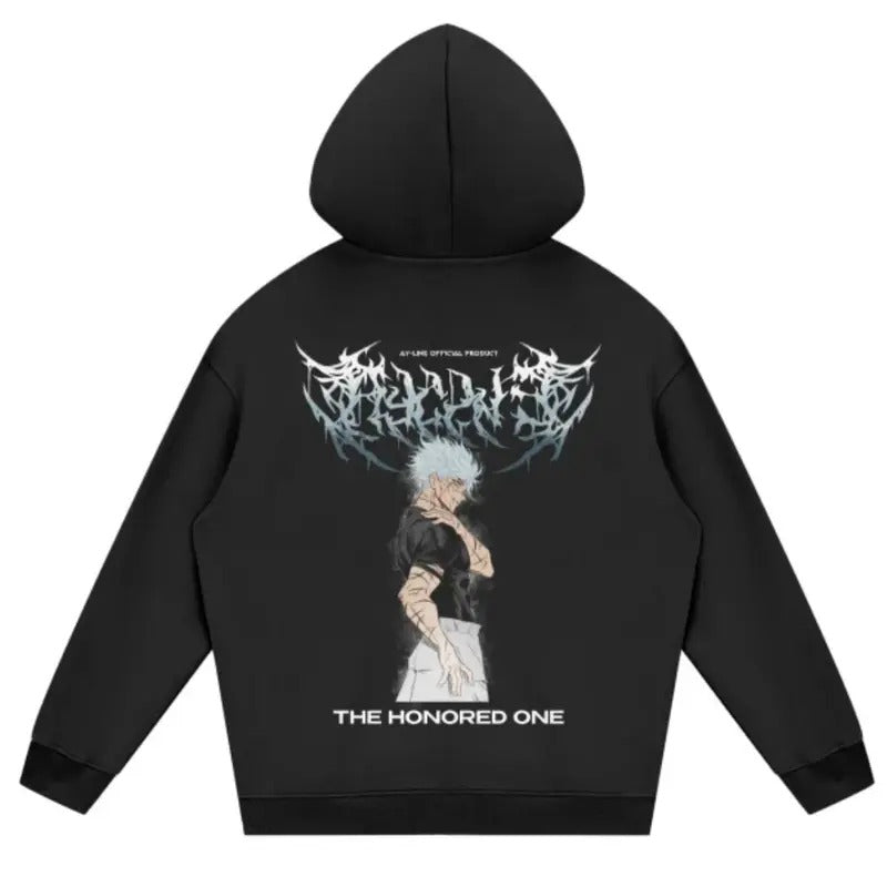 Vintage Gojo Metal Streetwear Hoodie, Anime Hoodie, Anime shirt, Manga shirt, Anime shirt Classic Cotton