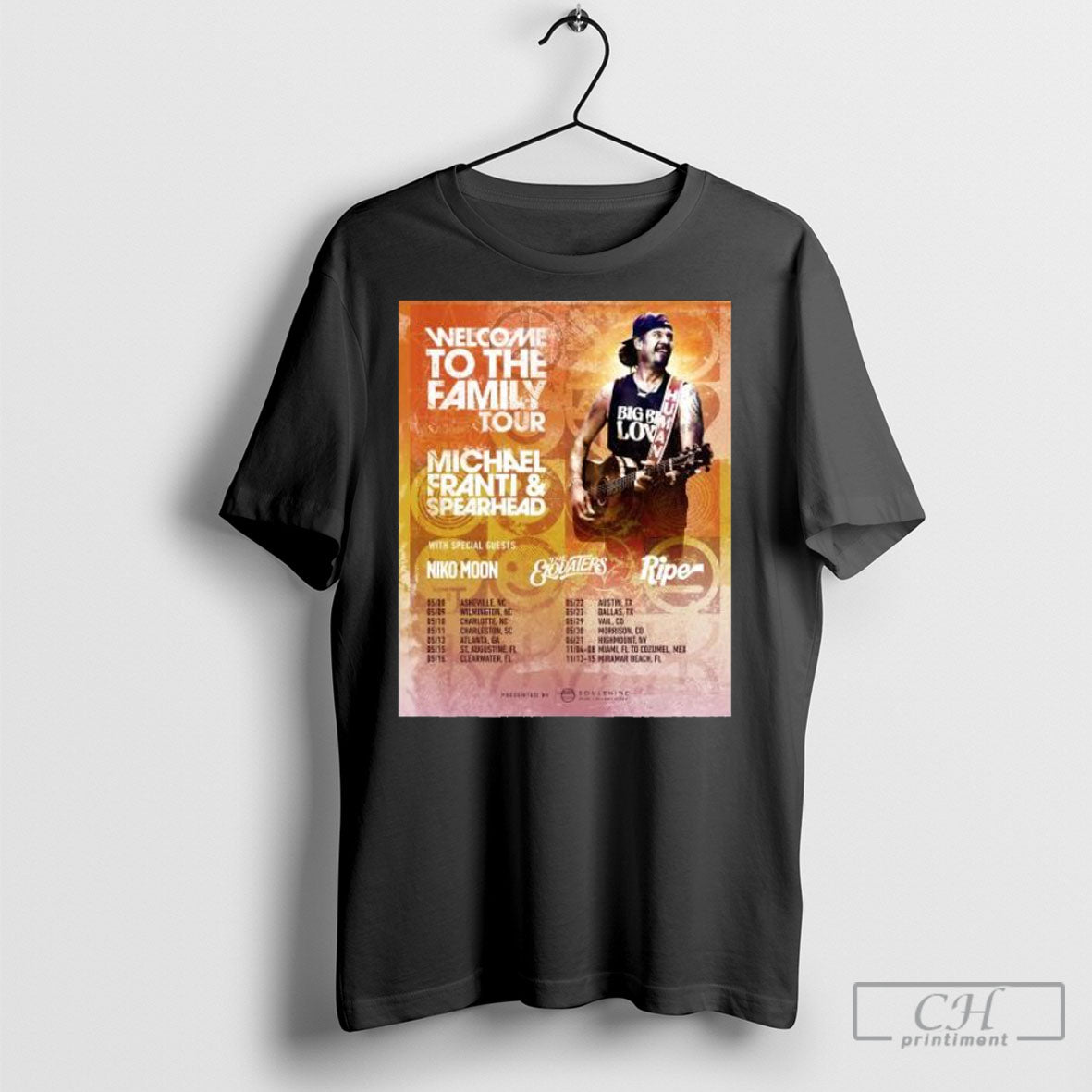 Welcome To The Family Tour Michael Franti Spearhead May 2025 Shirt Sweatshirt Poster