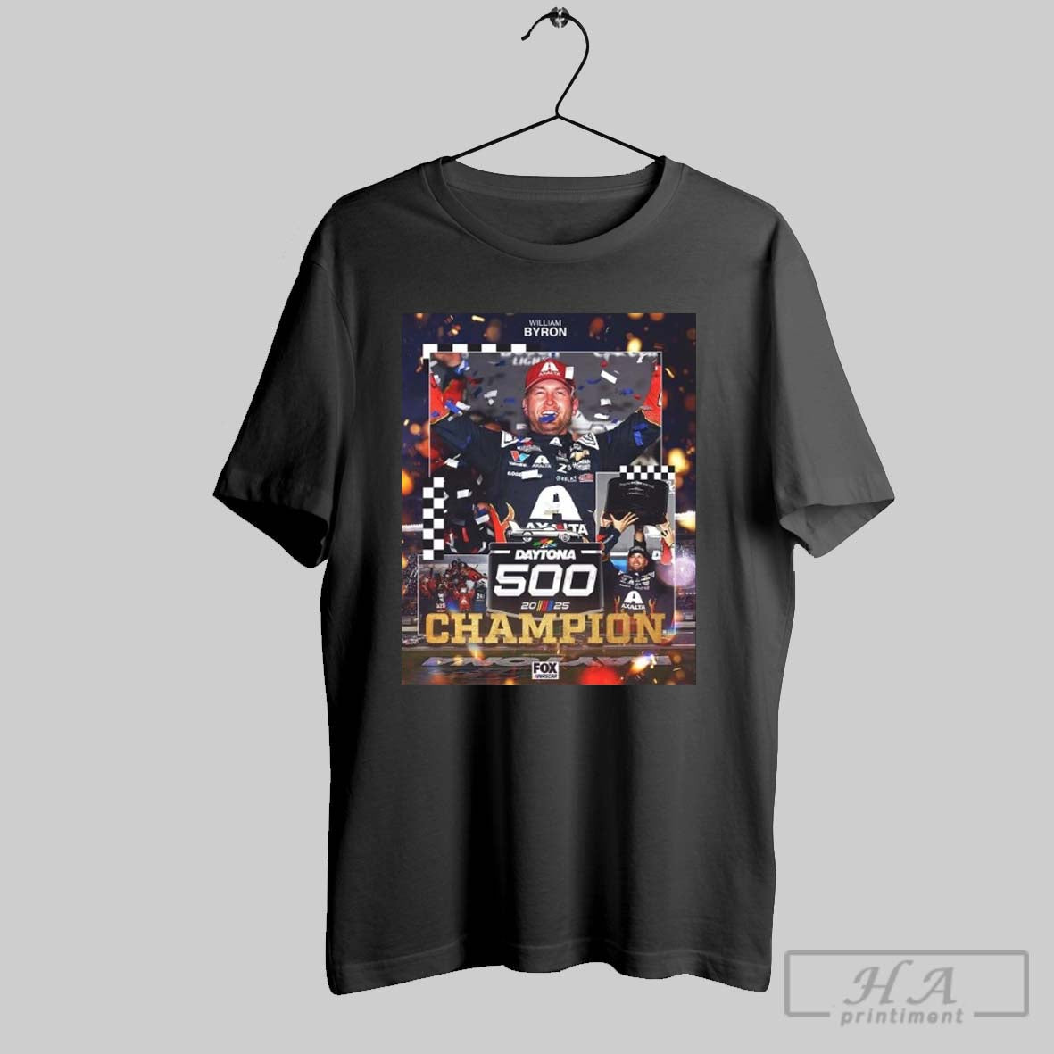 William Byron 2025 Daytona 500 Champions Poster T Shirt