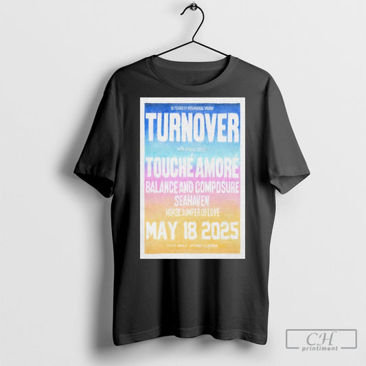 10 Years Of Peripheral Vision Turnover Show May 18 2025 Toyota Arena Ontario Ca Tee Shirt Sweatshirt