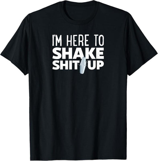 100% Cotton Funny Bartender T-Shirt Gift for Bartender T-Shirt
