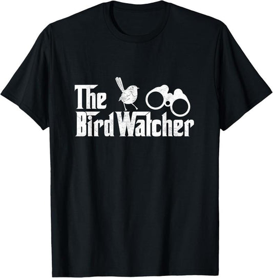 100% Cotton Funny Bird Watcher Gift BirdWatching Tee For Birders T-Shirt