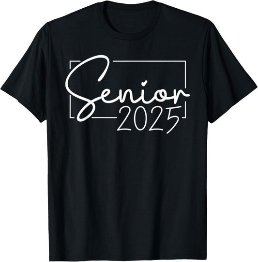 100% Cotton Senior 2025 Class of 2025 Graduation T-Shirt
