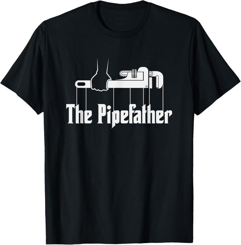 100% Cotton The Pipefather - Funny plumber T-Shirt