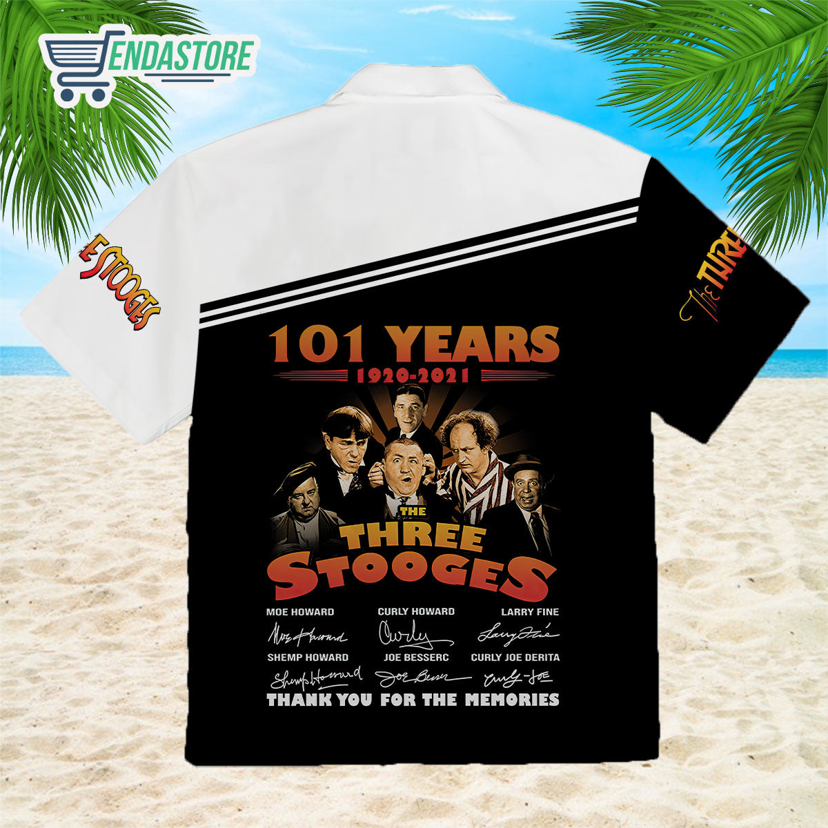 100 Years Of The Three Stooges 1922 2022 Hawaiian Shirt