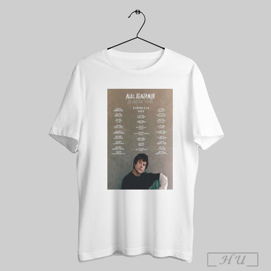 12 Notes Eu Uk Tour 2025 Alec Benjamin Poster T Shirt Sweatshirt Poster