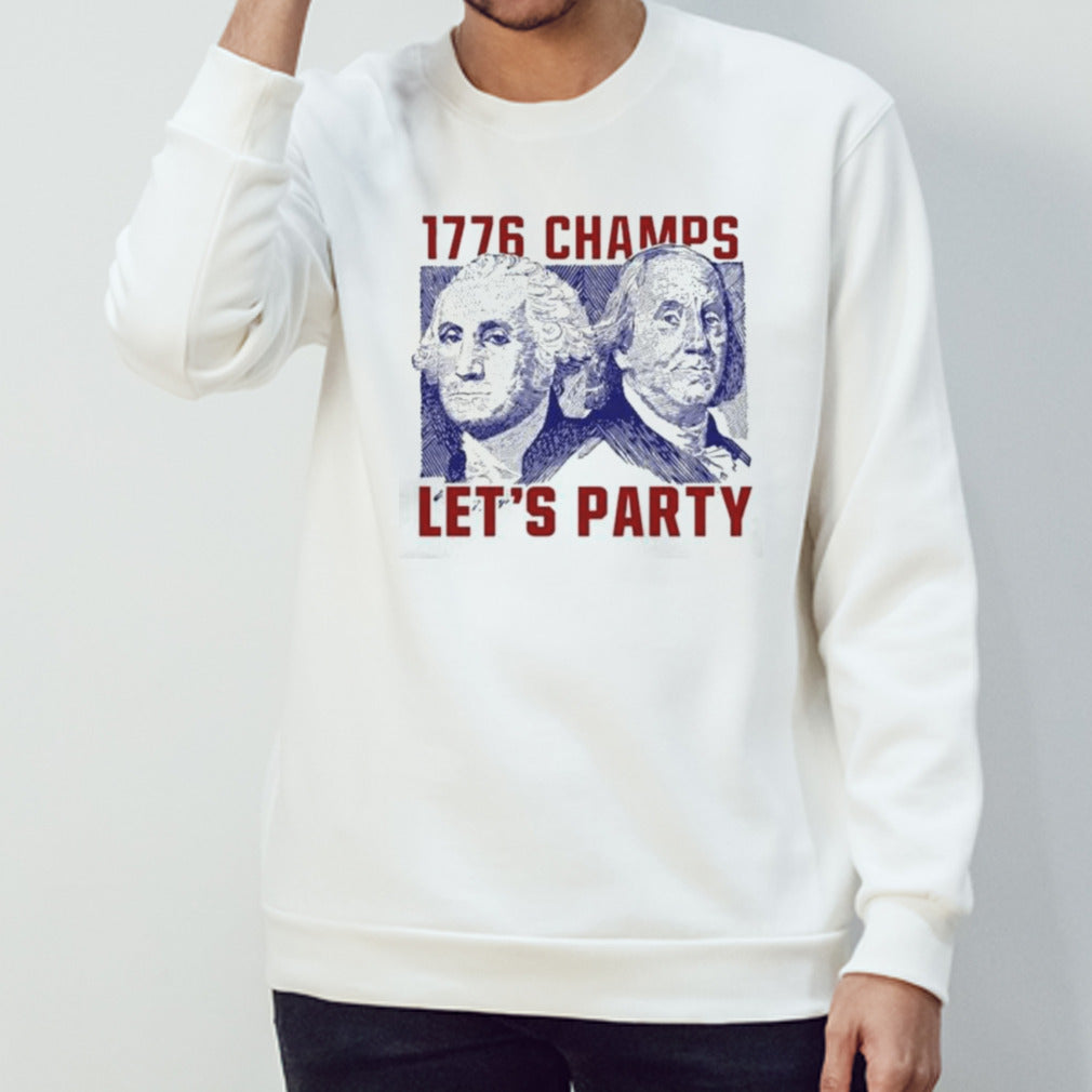 1776 Champs Letâ€™s Party Usa Shirt
