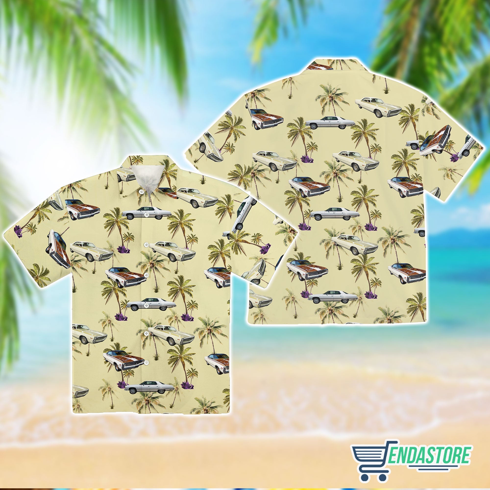 1970 Chrysler 300 Hawaiian Shirt