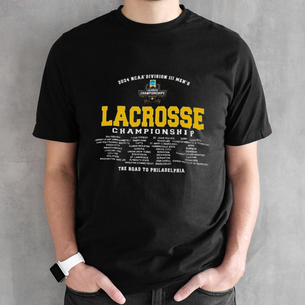 1st, 2nd, 3rd Rounds 2024 NCAA Division III Menâ€™s Lacrosse Championship Shirt