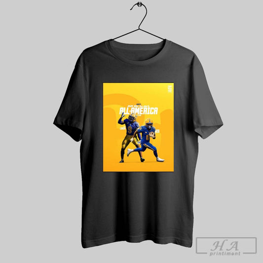 2 Pittsburgh Panthers On Espns 2025 Way Too Early All America Team Kyle Louis Desmond Reid Poster T Shirt