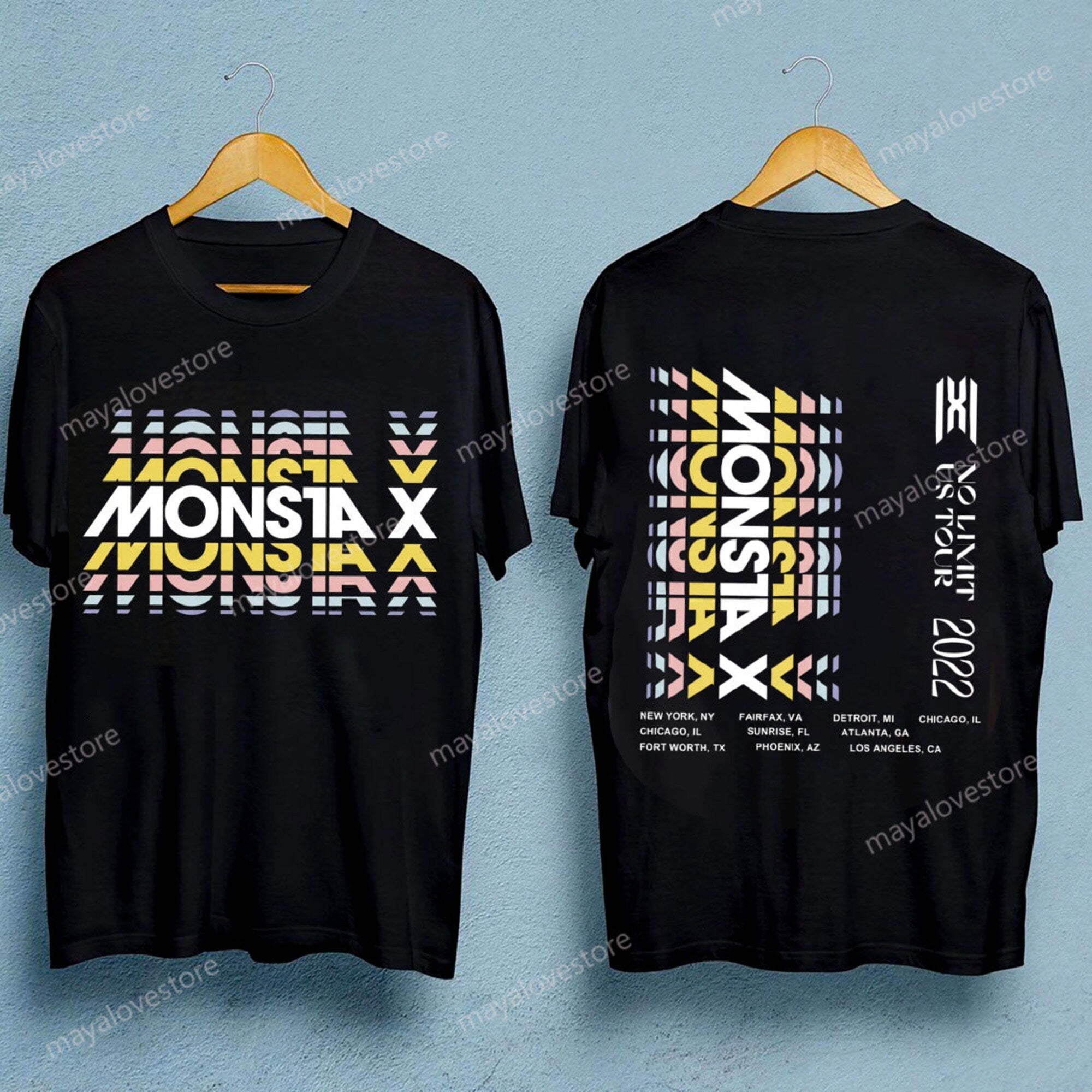 Monsta X the No Limit tour merch 2022 shirt, Monsta X kpop vintage shirt Hoodie Sweatshirt | TeeSparky.com