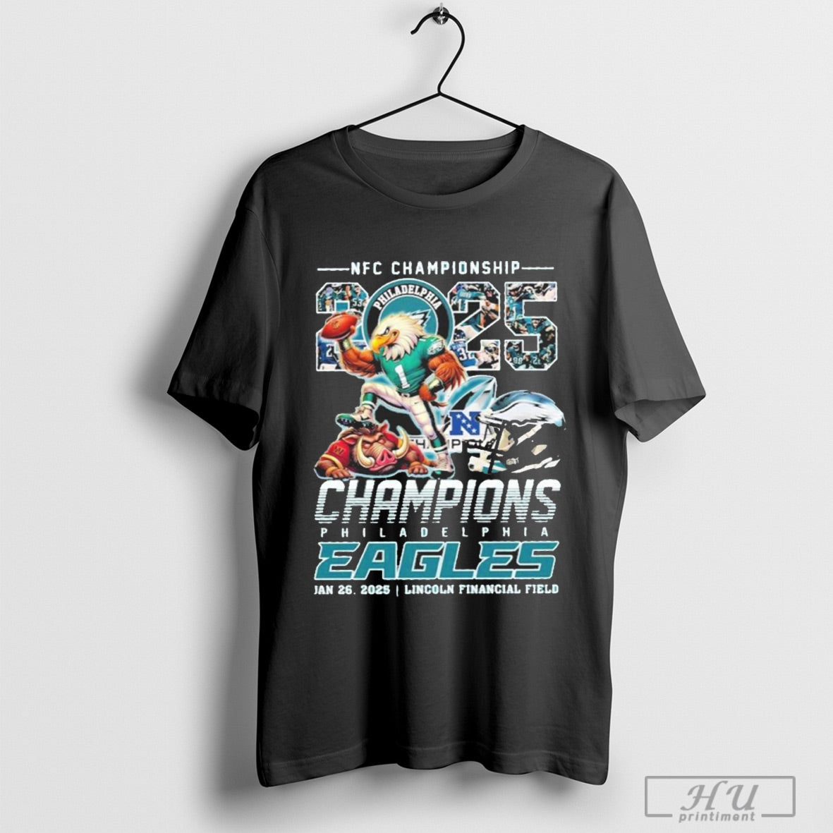 2024 2025 Nfc Champions Nfl Philadelphia Eagles Jan 26 2025 T Shirt Sweatshirt Posters
