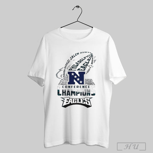 2024 Conference Champions Philadelphia Eagles Trophy T Shirt Sweatshirt Poster