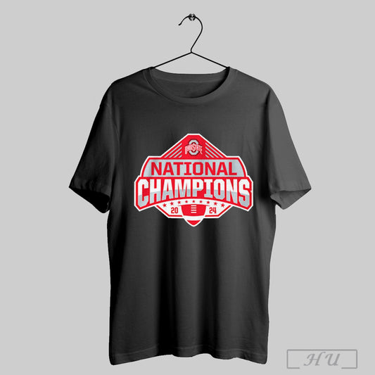 2024 National Champions Logo Ohio State Buckeyes Win Notre Dame Fighting Irish Cfp T Shirt Sweatshirt Hoodies Poster