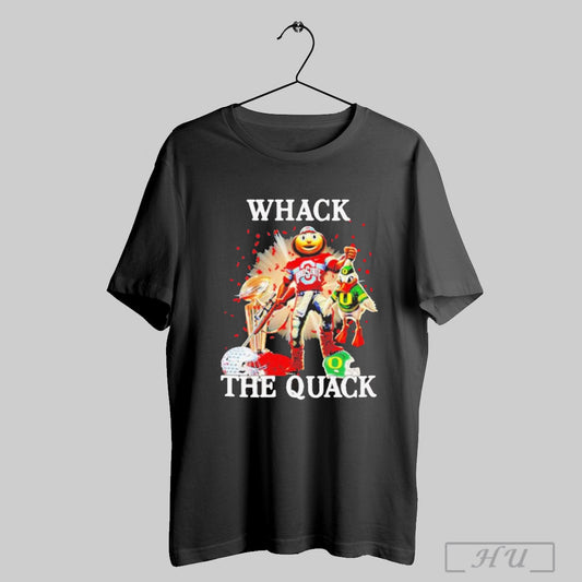 2025 Ohio State Buckeyes Cfp National Champions Whack The Quack Beat Notre Dame T Shirt Sweatshirt Poster