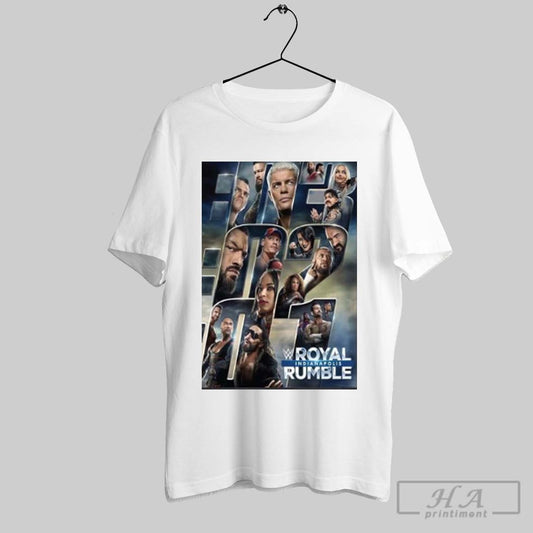 2025 Wwe Royal Rumble Event Poster Shirt
