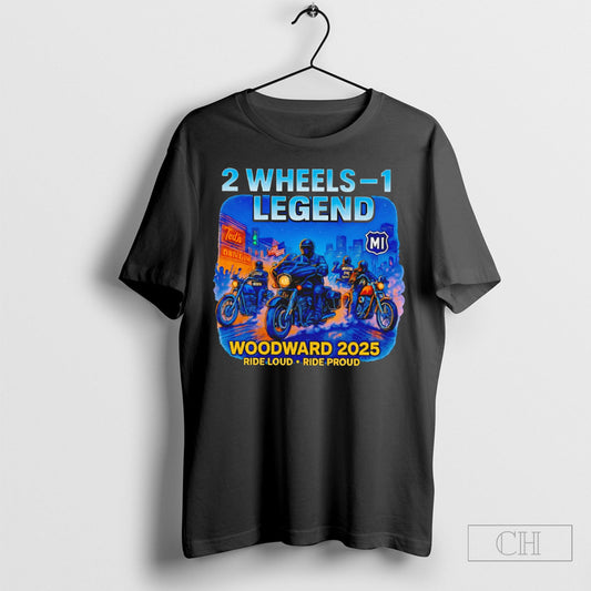 2025 Woodward Biker Legend 2 Wheels Shirt