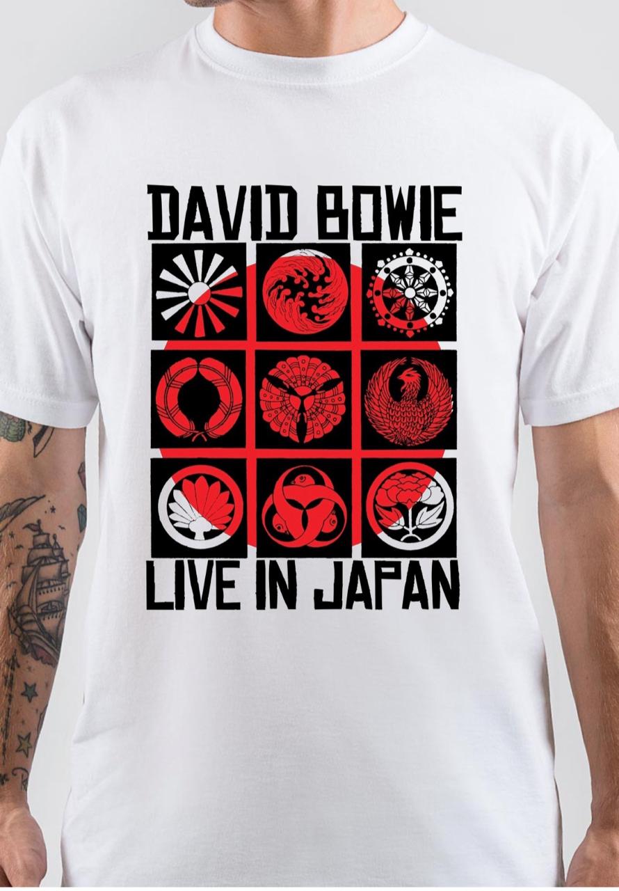 David Bowie Live In Japan T-Shirt Hoodie, Sweatshirt | TeeSparky.com