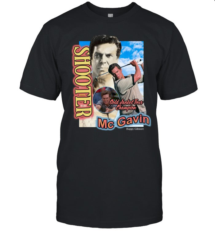 Shooter Gold Jacket Tour Champion Mcgavin Happy Gilmore Shirt