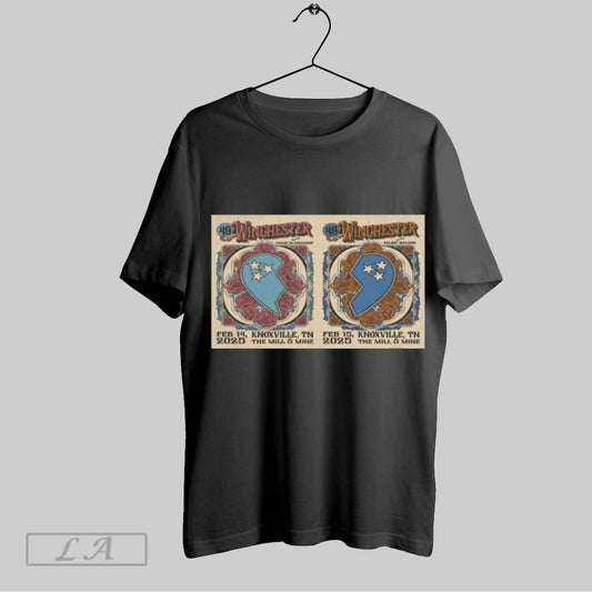 49 Winchester Feb 14 15 2025 The Mill Mine In Knoxville Tn Tour Poster T Shirt