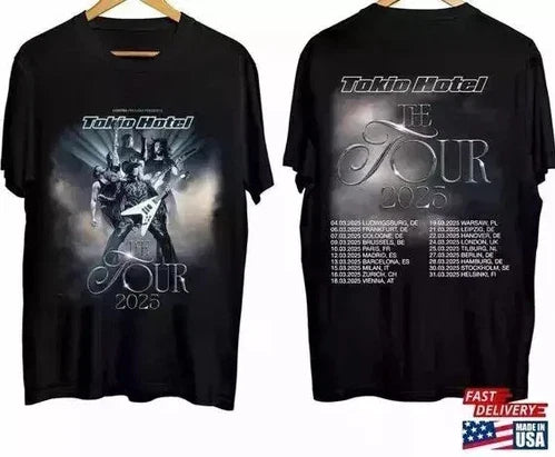 Tokio Hotel Tour 2025 Shirt Band Fan Concert Hoodie shirt Sweatshirt | TeeSparky.com