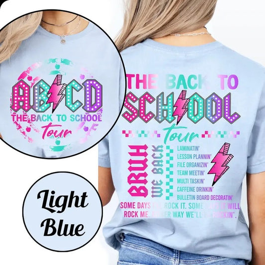 ABCD Teacher Tour Shirts, Back to School Shirt for Teachers, First Day Of School Teacher Shirt, Teacher Gift, Teacher Team Shirt, Tour  T-shirt, sweater and Hoodie